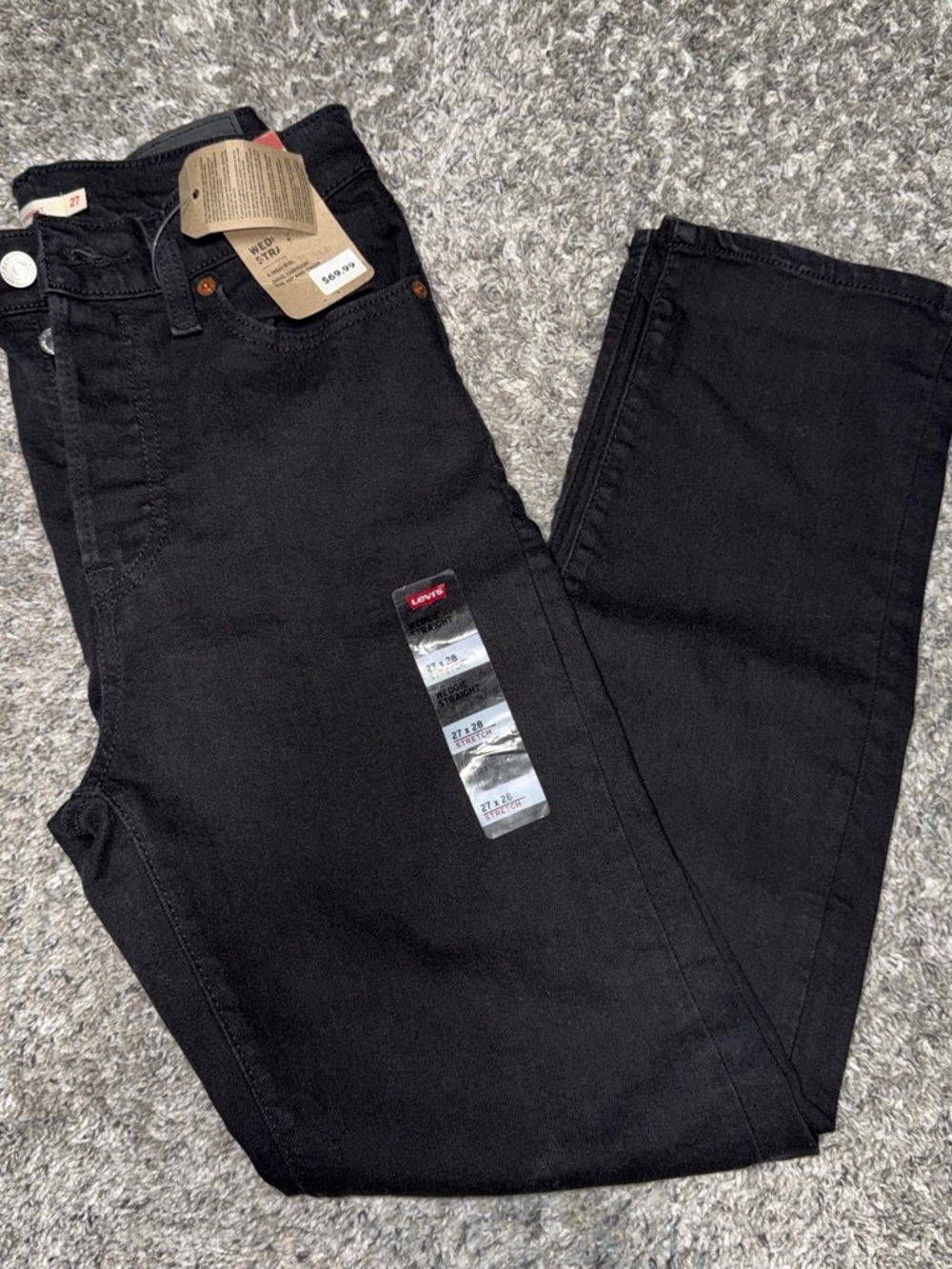 Levi's Women's Wedgie Straight Black